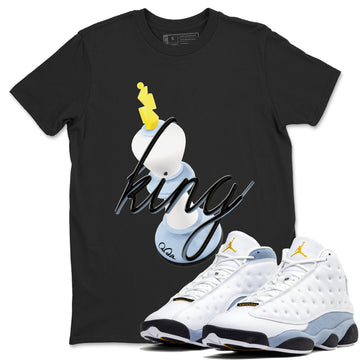 3D King Sneaker Tees - Air Jordan 13 Blue Grey