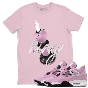 3D King Sneaker Tees - Air Jordan 4 Orchid