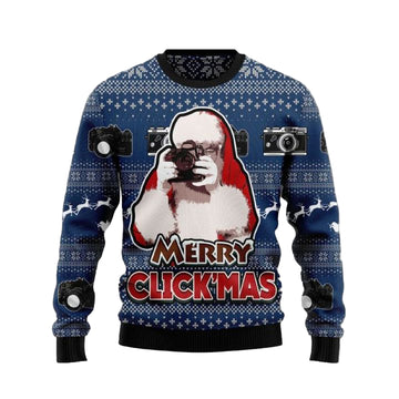3D Merry Clickmas Funny Ugly Christmas Sweater ? Usalast
