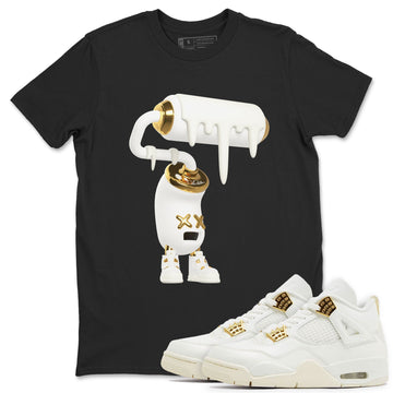 3D Paint Roller Sneaker Tees - Air Jordan 4 Sail 2024