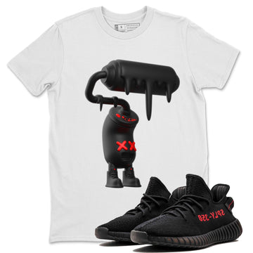 3D Paint Roller Sneaker Tee - Yeezy 350 Bred