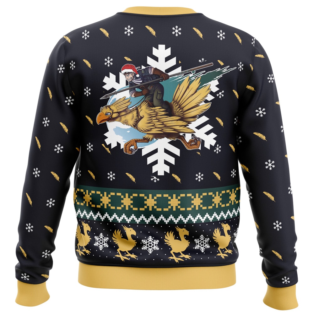 Chocobo Cid Christmas Final Fantasy 7 Ugly Christmas Sweater