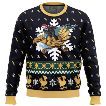 Chocobo Cid Christmas Final Fantasy 7 Ugly Christmas Sweater
