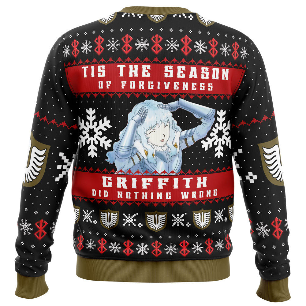 Griffith Did Nothing Wrong Berserk Ugly Christmas Sweater