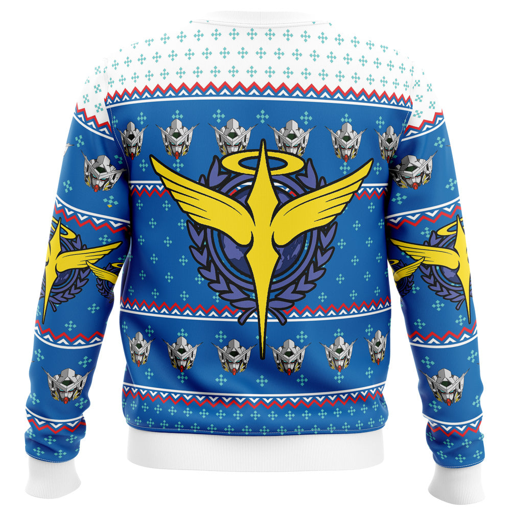 Gundam Helmet Ugly Christmas Sweater