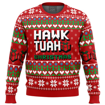 Hawk Tuah For Christmas Ugly Christmas Sweater