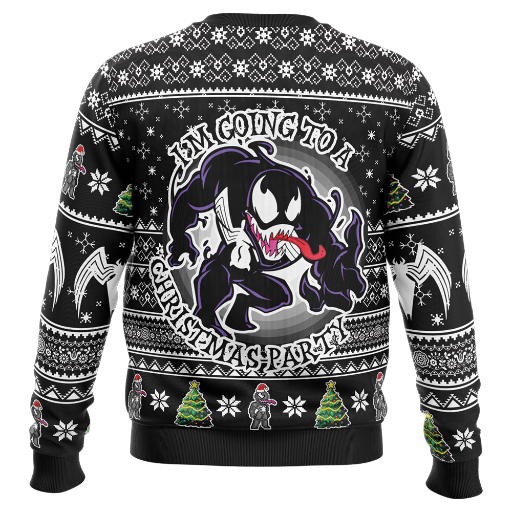 I'm Going to a Christmas Party Venom Ugly Christmas Sweater