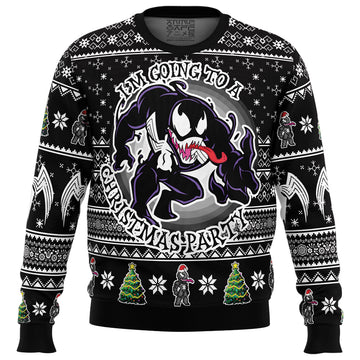 I'm Going to a Christmas Party Venom Ugly Christmas Sweater