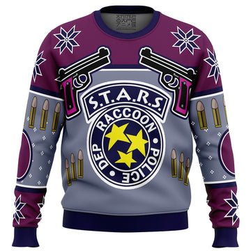 Jill Valentine Season's Blasting Dead by Daylight Ugly Christmas Sweater