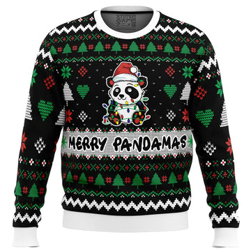 Merry Pandamas Ugly Christmas Sweater