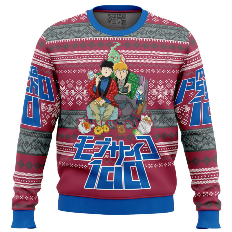 Mob Psycho 100 Alt Ugly Christmas Sweater