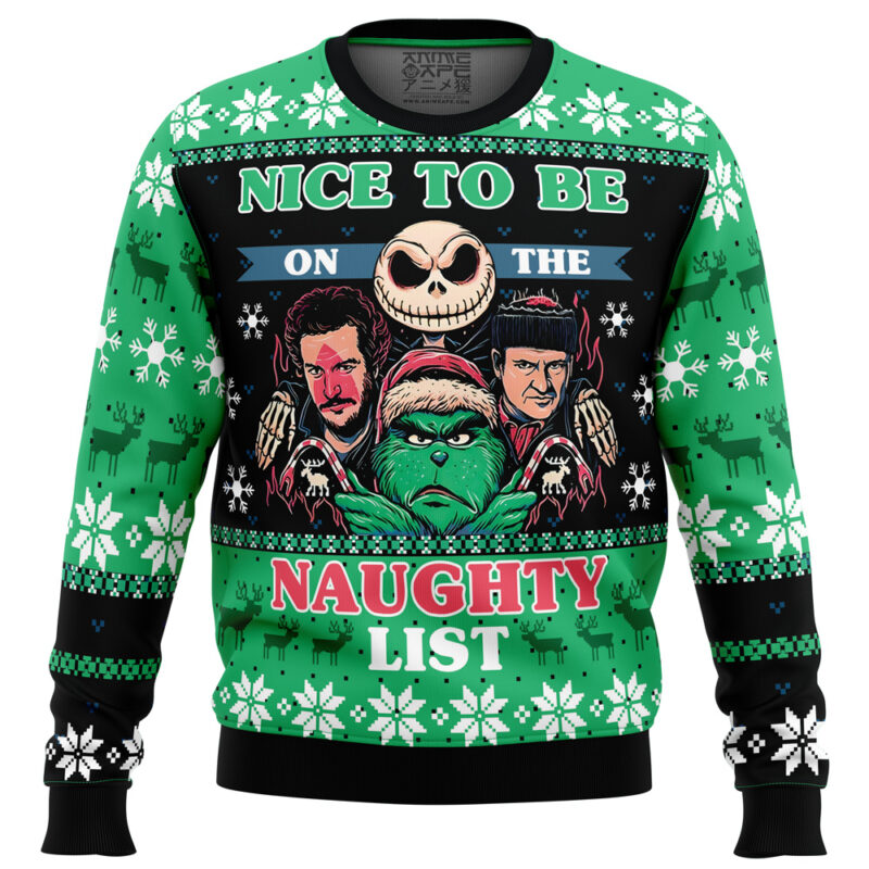 Naughty List Club Ugly Christmas Sweater
