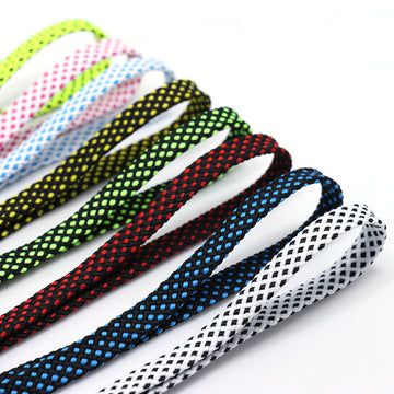 Suitable for Li Ning Color Flat Lacing Basketball Shoes Black and White Board Shoes Shen Dun Flashing City Anta Running Double-Layer Blue