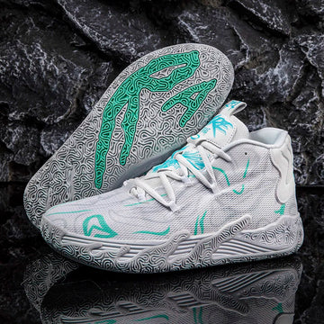 High-Top Basketball Sneakers – Breathable Cushioned Sports Shoes