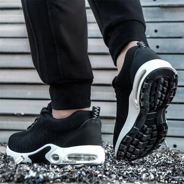 Steel Toe Safety Shoes Men Women Security Protection Work Shoes Lightweight Safety Boots Air Cushion Indestructible Shoes