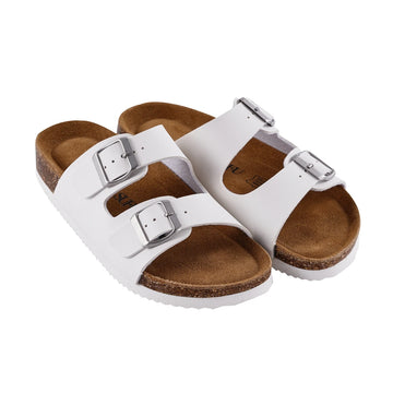 New Summer Women's Slippers Fashion Birkenstocks Women Cork Slipper Casual Beach Double Buckle Non-slip Slides
