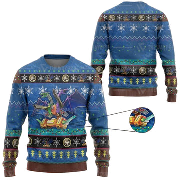 Anime Yu Gi Oh Abc Dragon Buster Christmas Sweater ? Usalast