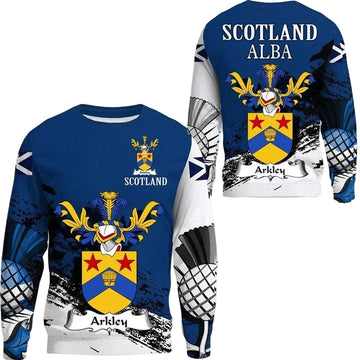 Arkley Scottish Family Crest Scotland Special Sweater A7 ? Usalast