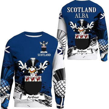 Arthur Scottish Family Crest Scotland Special Sweater A7 ? Usalast