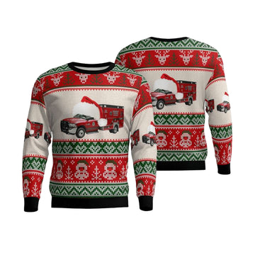 Bay County EMS Christmas AOP Sweater ? Usalast