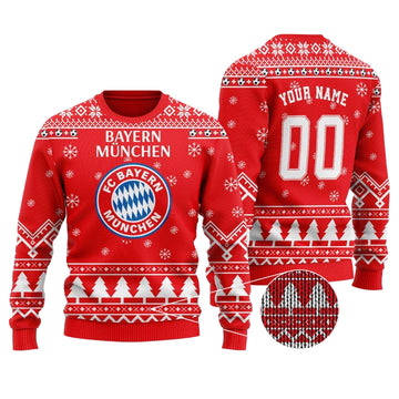 Bayern Munich Custom Name Ugly Wool Sweater ? Usalast