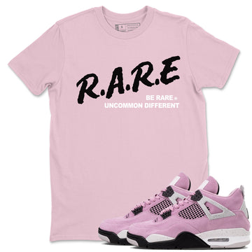 Be Rare Uncommon Different Sneaker Tees - Air Jordan 4 Orchid
