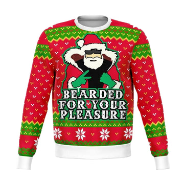 Beard For Your Pleasure Funny Meme 2022 Design 3d Ugly Christmas Sweater ? Usalast