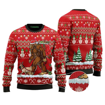 Bigfoot With Pug Ugly Christmas Sweater 2022 ? Usalast