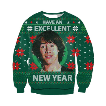 Bill Teds Excellent Adventure Christmas Sweater ? Usalast