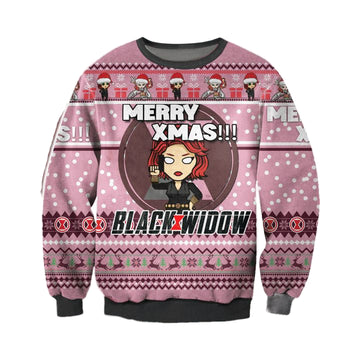 Black Widow Christmas Sweater ? Usalast
