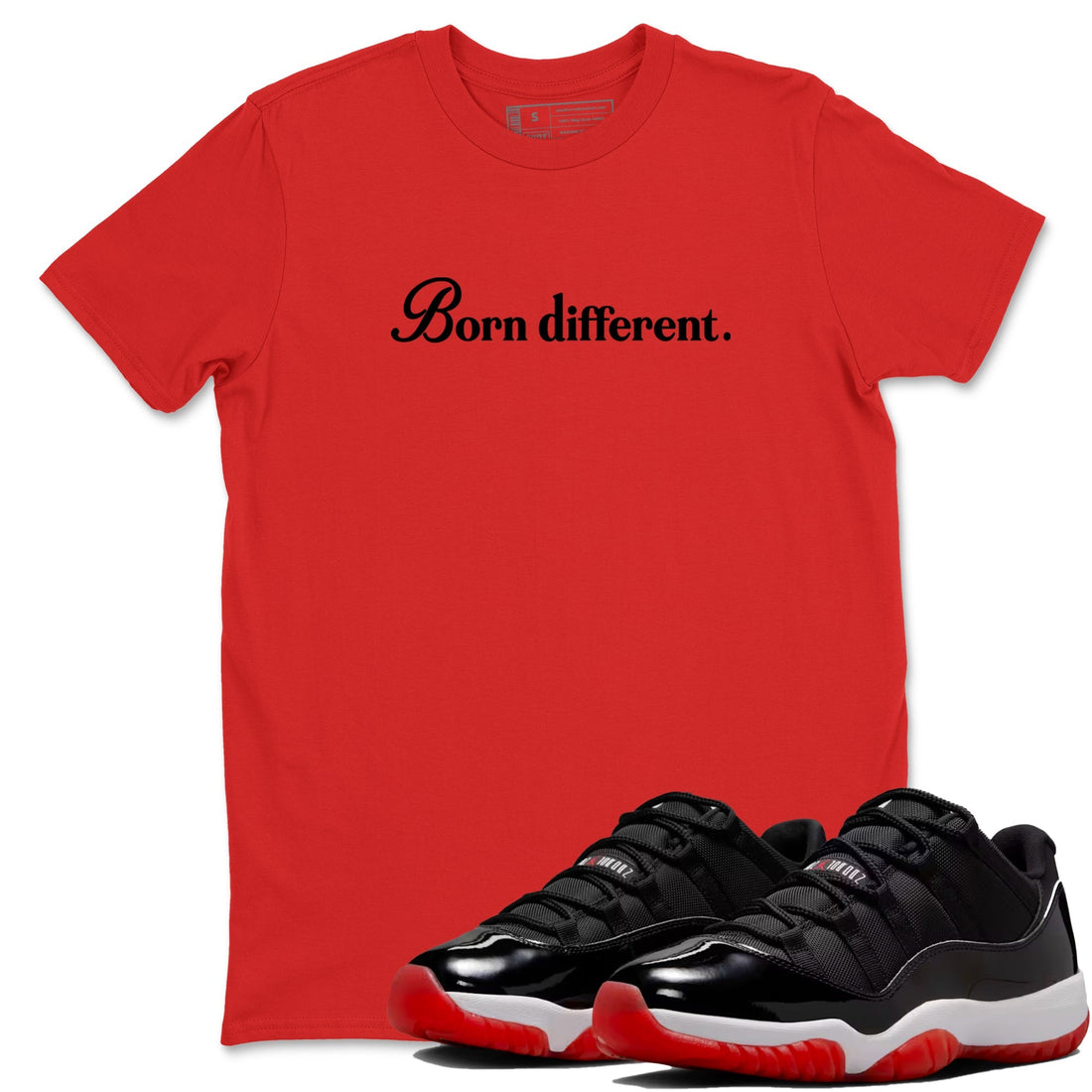 Born Different Sneaker Tees - Air Jordan 11 Bred