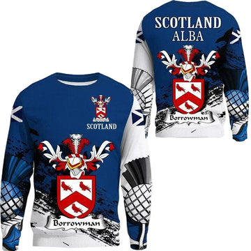 Borrowman Scottish Family Crest Scotland Special Sweater A7 ? Usalast