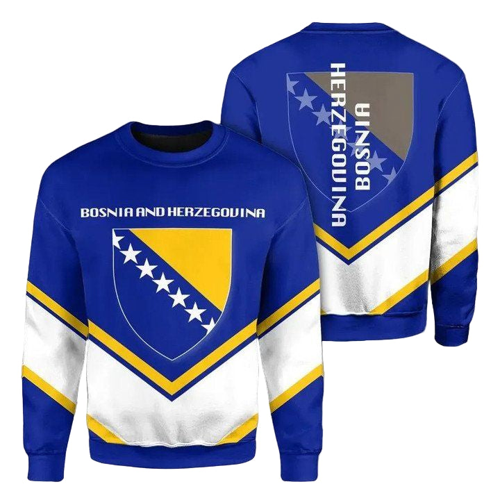 Bosniaandherzegovina Coat Of Arms Sweater Lucian Style Jw5 ? Usalast