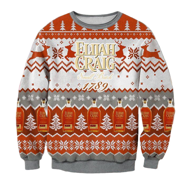 Bourbon Elijah Craig Ugly Christmas Sweater 2022 ? Usalast