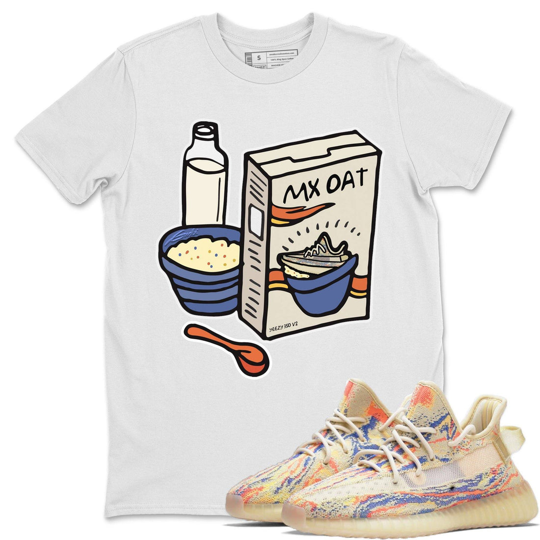 Breakfast Cereal Unisex Tops - Yeezy 350 MX Oat