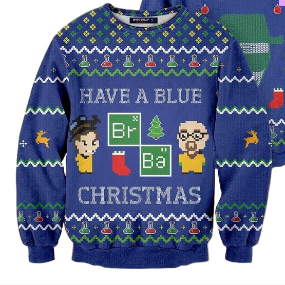 Breaking Bad Xmas 3d Ugly Christmas Sweater ? Usalast