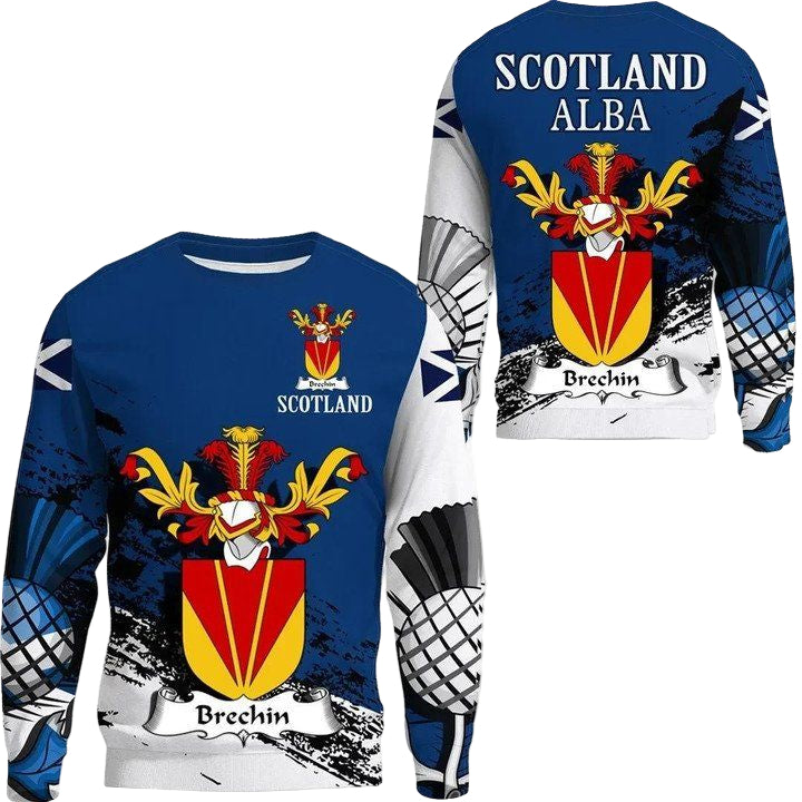 Brechin Scottish Family Crest Scotland Special Sweater A7 ? Usalast