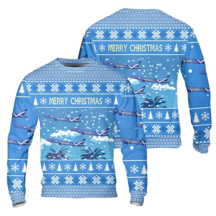 Breeze Airways A220-300 Christmas Sweater 3D ? Usalast