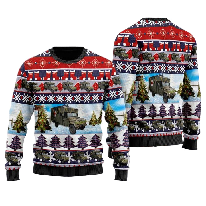 British Army Land Rover Battle Field Ambulance BFA 3D Sweater ? Usalast