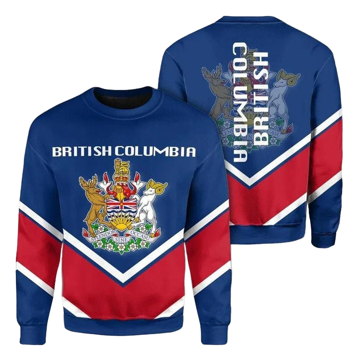 British Columbia Coat Of Arms Sweater Lucian Style J5W ? Usalast