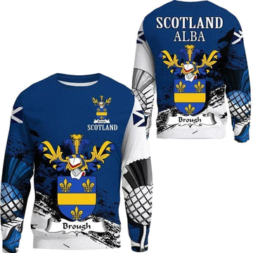 Brough Scottish Family Crest Scotland Special Sweater A7 ? Usalast