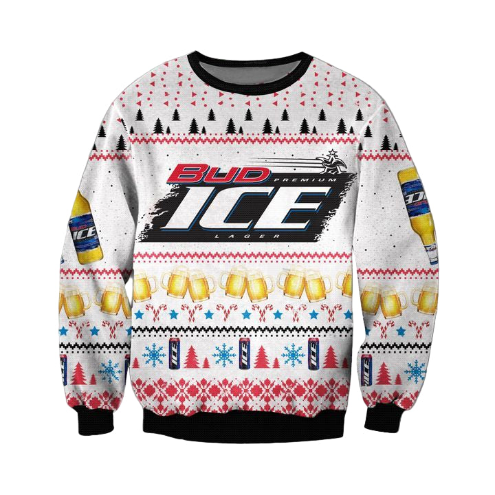 Bud Ice Large Ugly Christmas Sweater 2022 ? Usalast