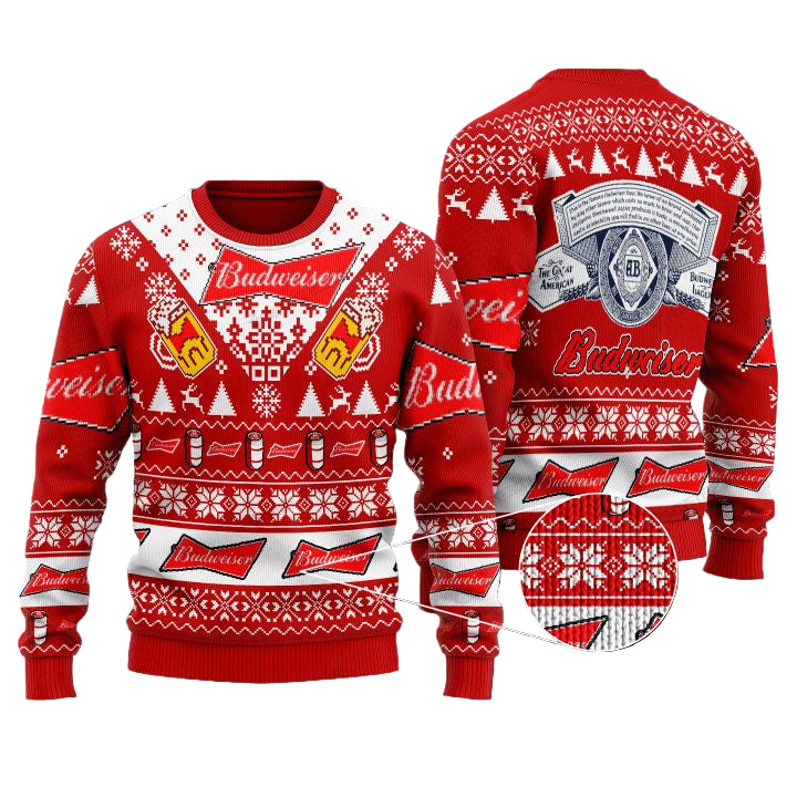 Budweiser Beer Christmas Sweater ? Usalast