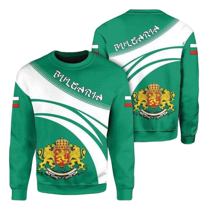 Bulgaria Coat Of Arms Sweater Cricket Style J5W ? Usalast
