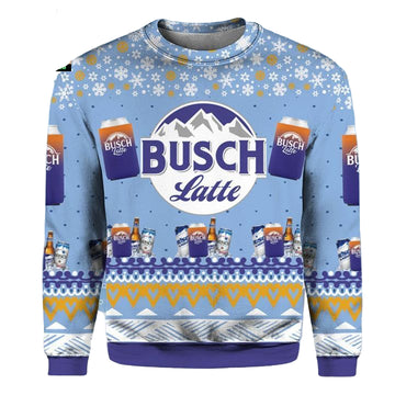 Busch Latte Ugly Christmas Sweater 2022 ? Usalast