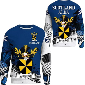 Campbell Scottish Family Crest Scotland Special Sweater A7 ? Usalast
