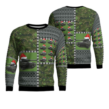 Canadian Army Leopard 2A4M Christmas Sweater 3D ? Usalast