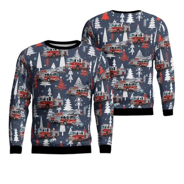 Cape May New Jersey Cape May Fire Department Christmas Sweater 3D ? Usalast
