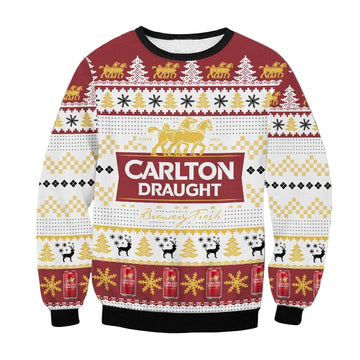 Carlton Draught Beer Ugly Christmas Sweater 2022 ? Usalast