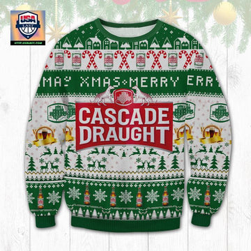 Cascade Draught Beer Ugly Christmas Sweater 2022 ? Usalast